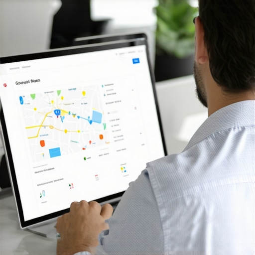 Atlanta Local SEO Analytics Business owner reviewing Google Maps performance metrics in Atlanta