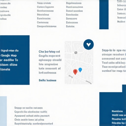 Infographic illustrating steps to optimize Google My Business for Atlanta