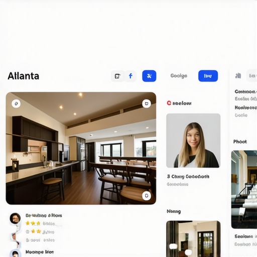 Optimized GMB Profile for Atlanta Business Google My Business dashboard showcasing reviews, photos, and local keywords for Atlanta business