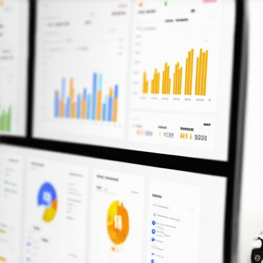 A digital analytics dashboard showcasing SEO and review data for Atlanta businesses.