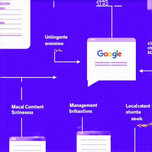 An infographic illustrating core steps for improving Google Maps ranking in Atlanta.