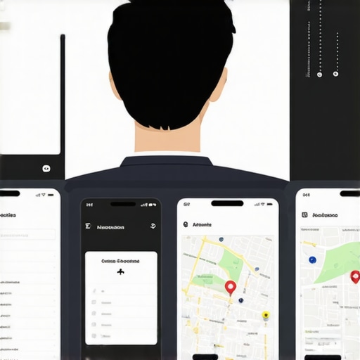 Individual testing website access from multiple Georgia locations using VPNs and geolocation tools.