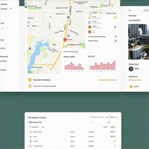 Screenshot of local SEO dashboard with analytics and rankings for Atlanta businesses.